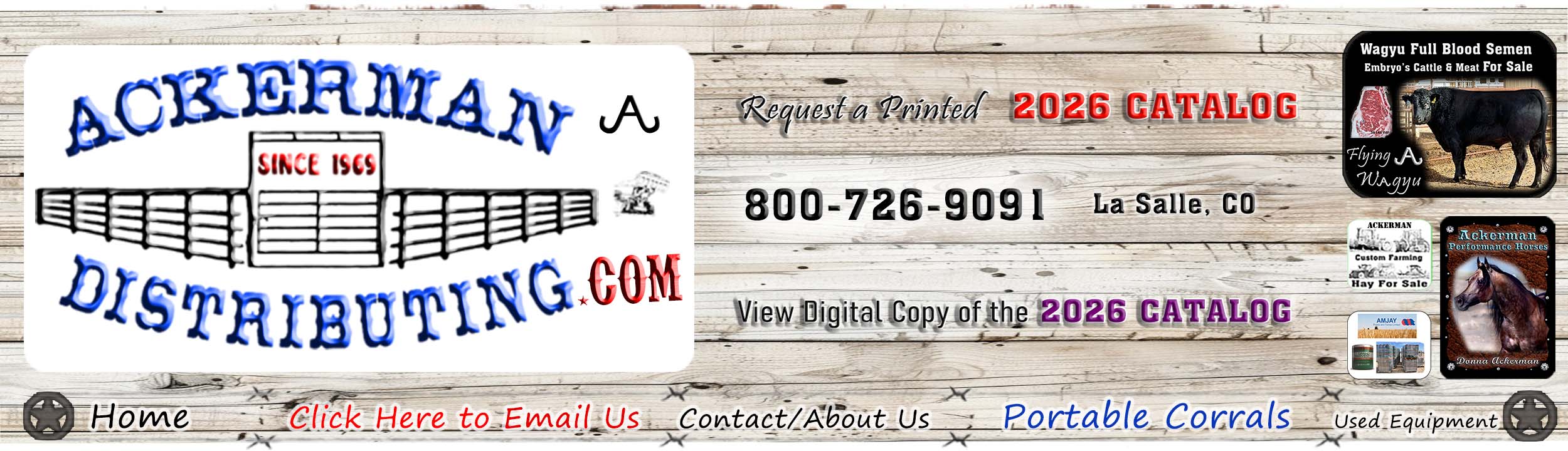 Ackerman Distributing Phone # 800-726-9091 ~ 22935 County Road 33 La Salle, Co 80645